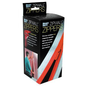 ZipWall - Heavy Duty Door Zippers w/ Knife - Dust Barrier
